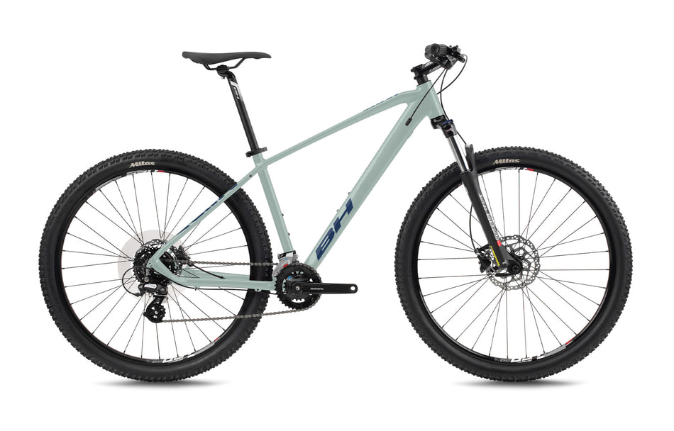 VTT polyvalent BH SPIKE 2.0, coloris rouge et vert-gris