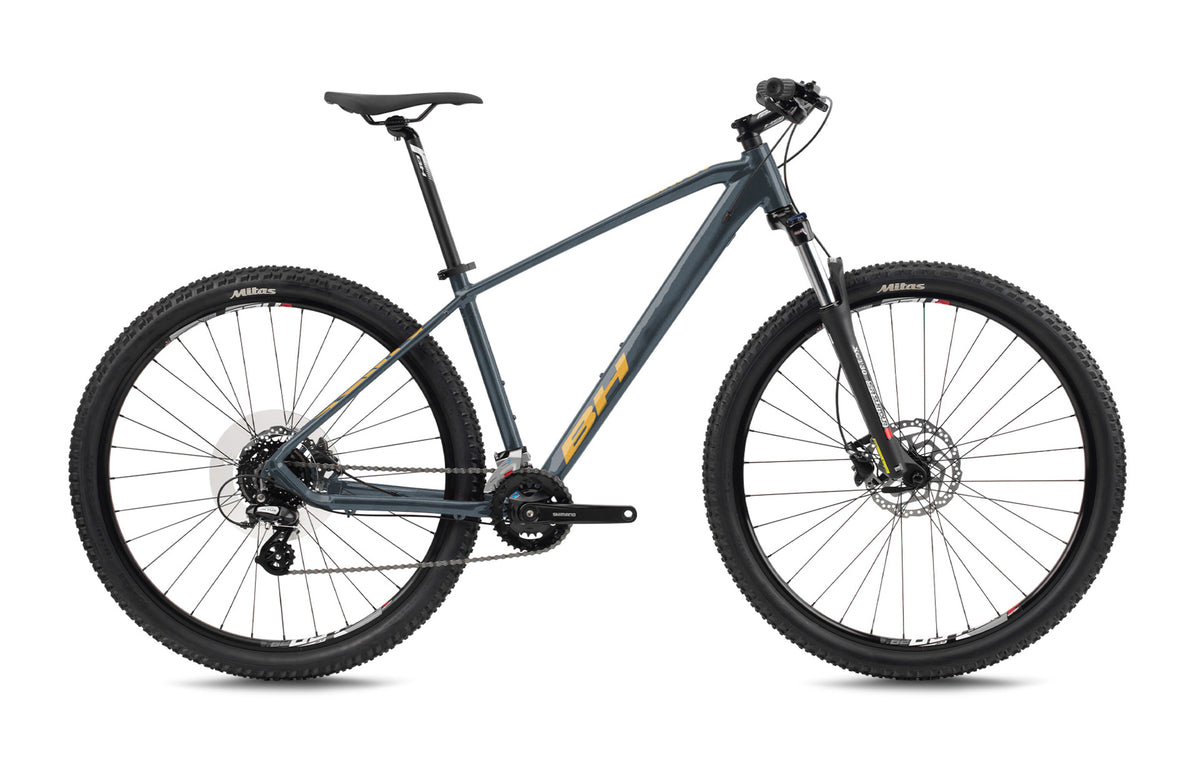 VTT polyvalent BH SPIKE 2.0, coloris vert-gris et bleu cobalt