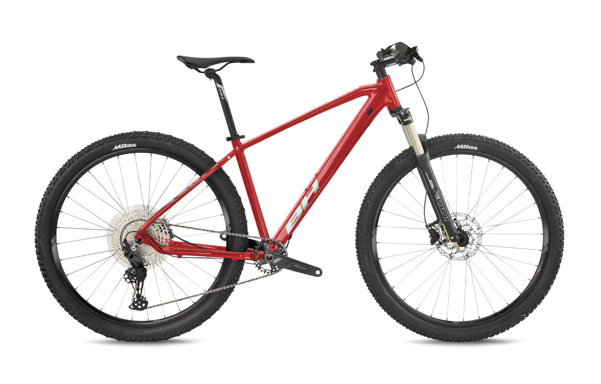 VTT semi-rigide BH SPIKE 3.0, coloris rouge et vert-gris
