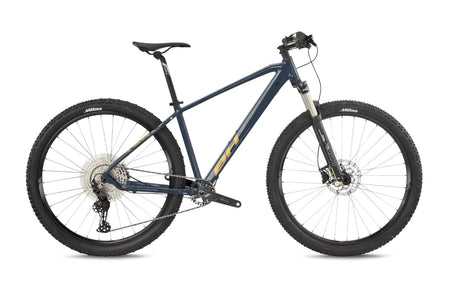 VTT semi-rigide BH SPIKE 3.0, coloris bleu foncé et jaune