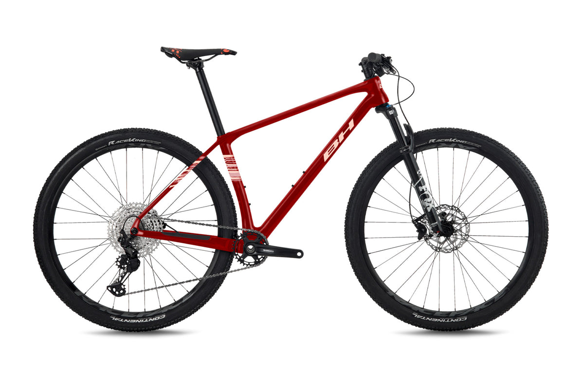VTT cross country BH ULTIMATE 7.0, coloris grenat et sable