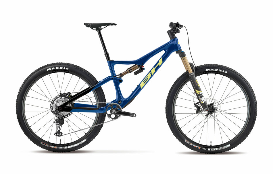VTT trail BH LYNX TRAIL CARBON 9.5, coloris bleu, jaune et noir