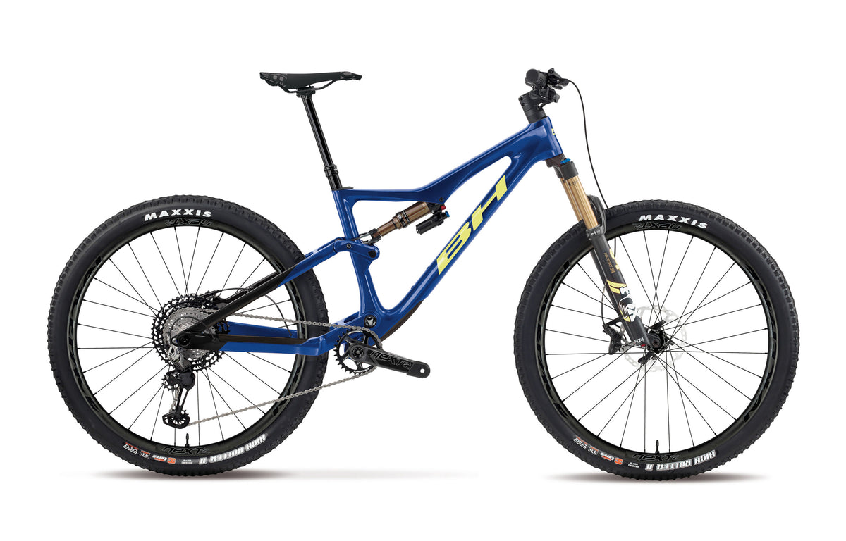VTT trail BH LYNX TRAIL CARBON 9.9, coloris bleu jaune noir