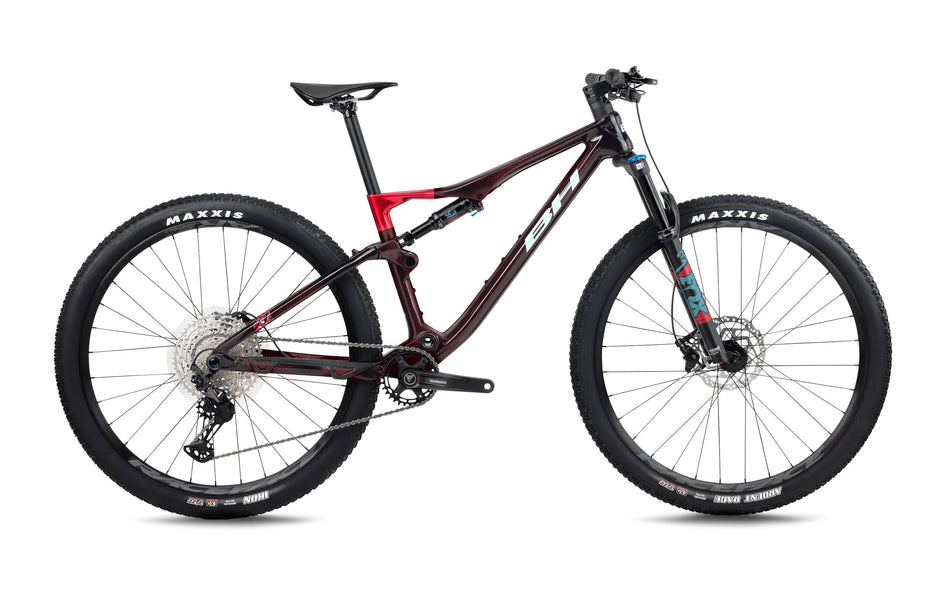 VTT cross-country BH LYNX RACE LT 6.0, coloris grenat et menthe