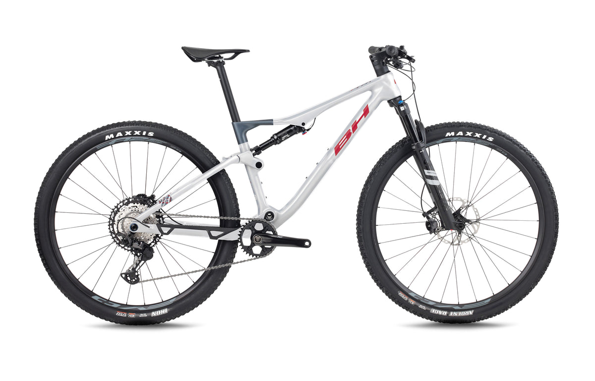 VTT cross-country BH LYNX RACE 7.0, coloris rouge sombre et gris mat