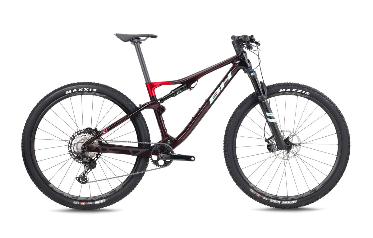 VTT cross-country BH LYNX RACE 8.0, coloris grenat et vert menthe