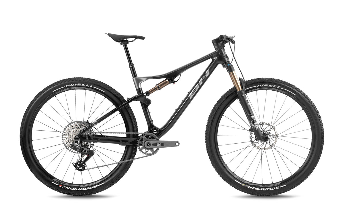 VTT cross country BH LYNX RACE 9.0, coloris gris clair brillant carbone
