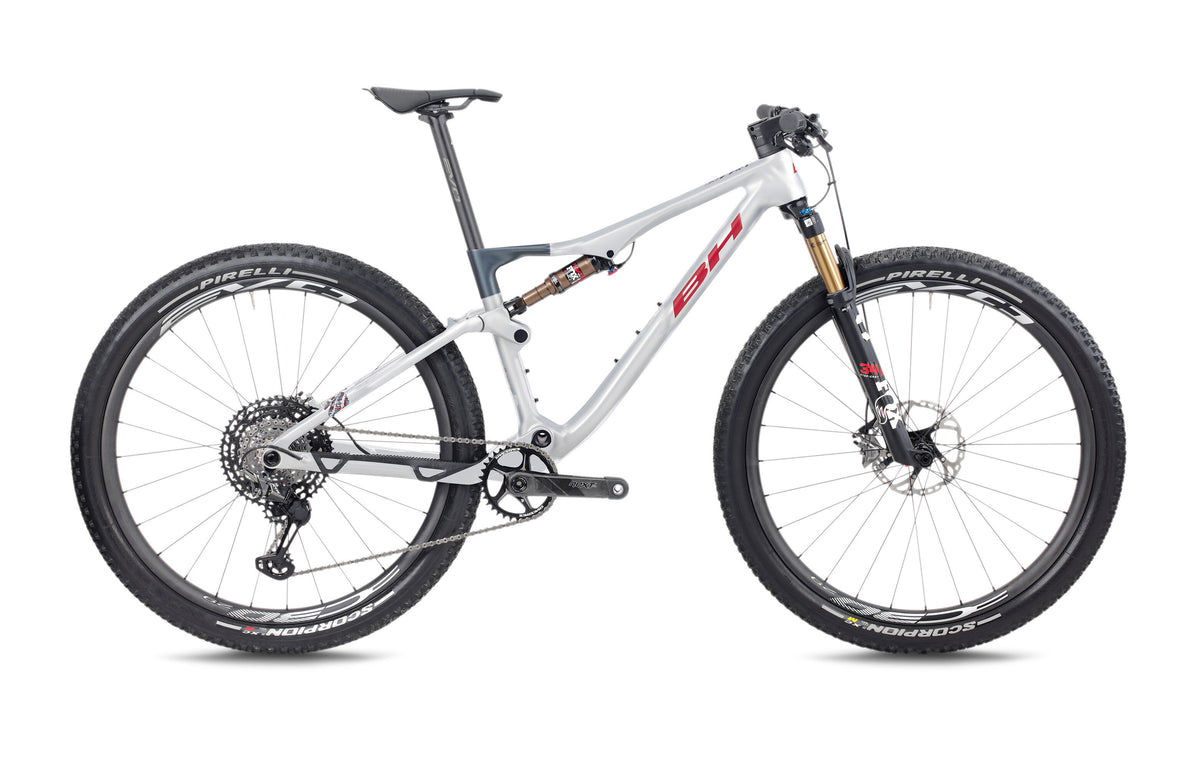 VTT cross-country BH LYNX RACE 9.5, coloris rouge foncé et gris foncé
