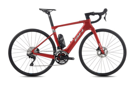 Vélo de route électrique BH iRS1 CARBON 1.4, coloris bordeaux et gris
