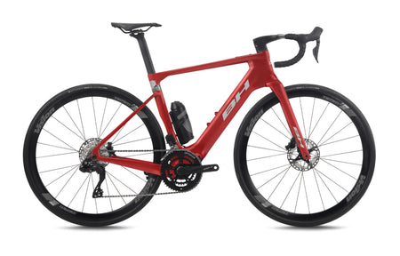 Vélo de route électrique BH iRS1 CARBON 1.5, coloris grenat et gris