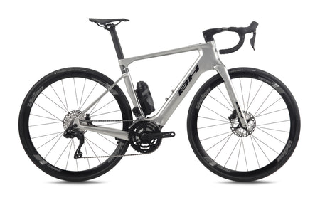 Vélo de route électrique BH iRS1 CARBON 1.5, coloris gris clair et anthracite