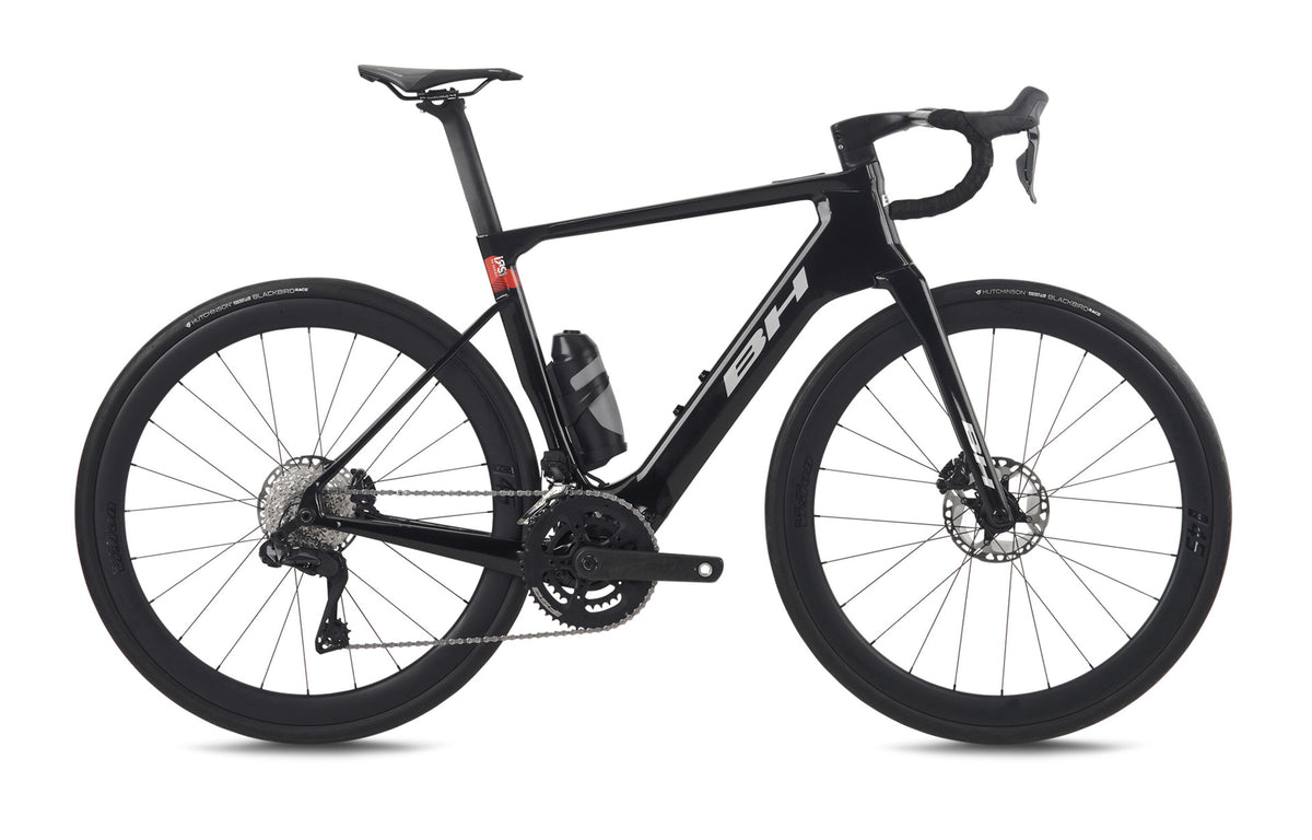 Vélo de route électrique BH iRS1 CARBON 1.6, coloris anthracite et rouge