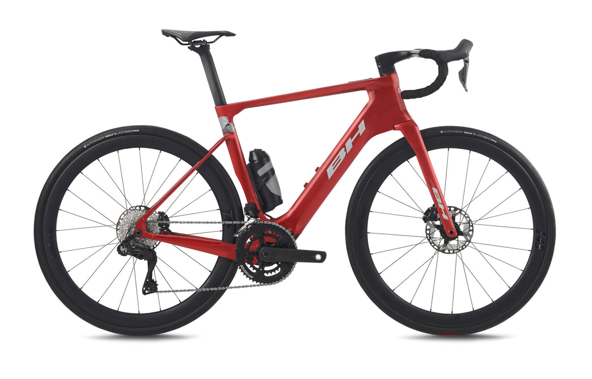 Vélo de route électrique BH iRS1 CARBON 1.6, coloris grenat et gris