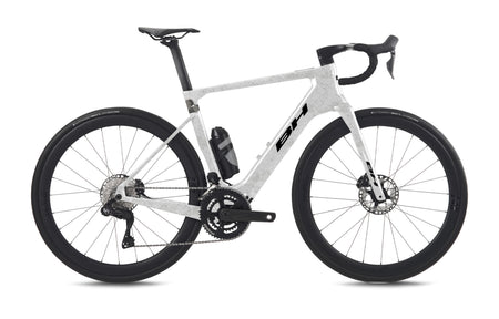 Vélo de route électrique BH iRS1 CARBON 1.6, coloris blanc et carbone