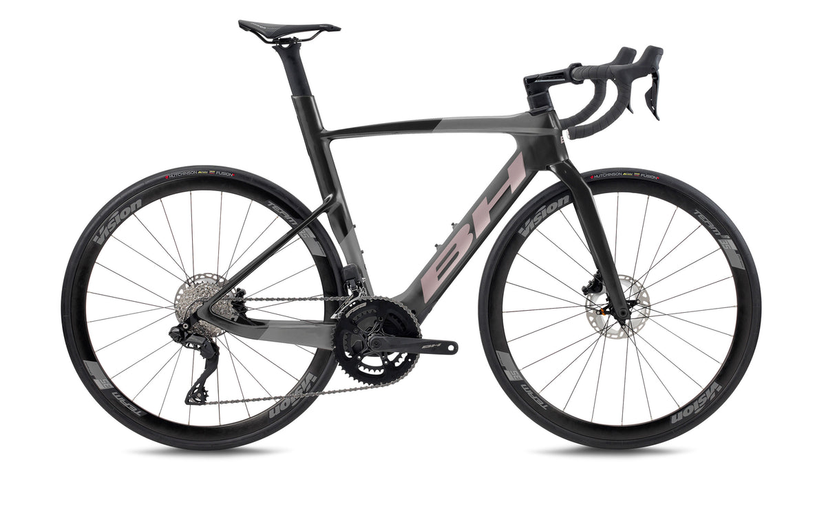 Vélo de route électrique BH iAEROLIGHT 1.7, coloris anthracite gris foncé