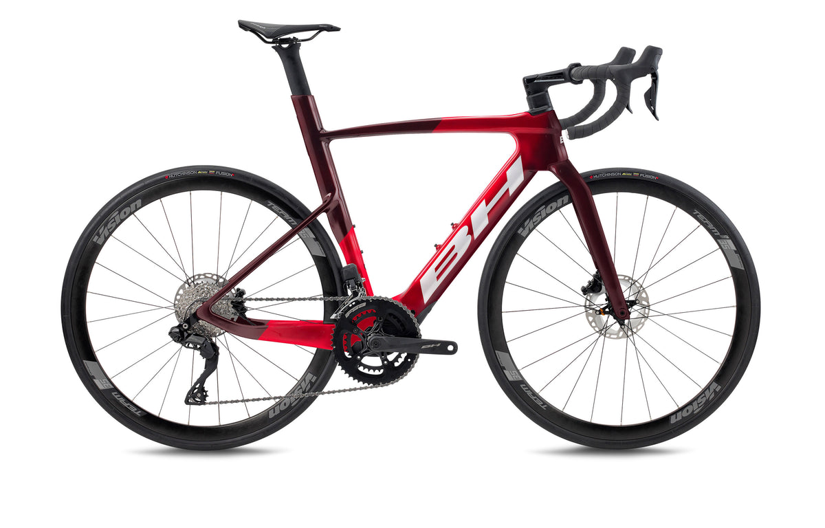 Vélo de route électrique BH iAEROLIGHT 1.7, coloris rouge foncé
