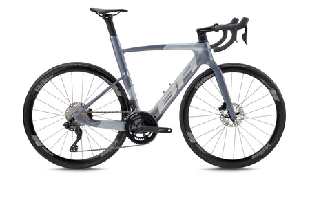 Vélo de route électrique BH iAEROLIGHT 1.7, coloris gris foncé et blanc