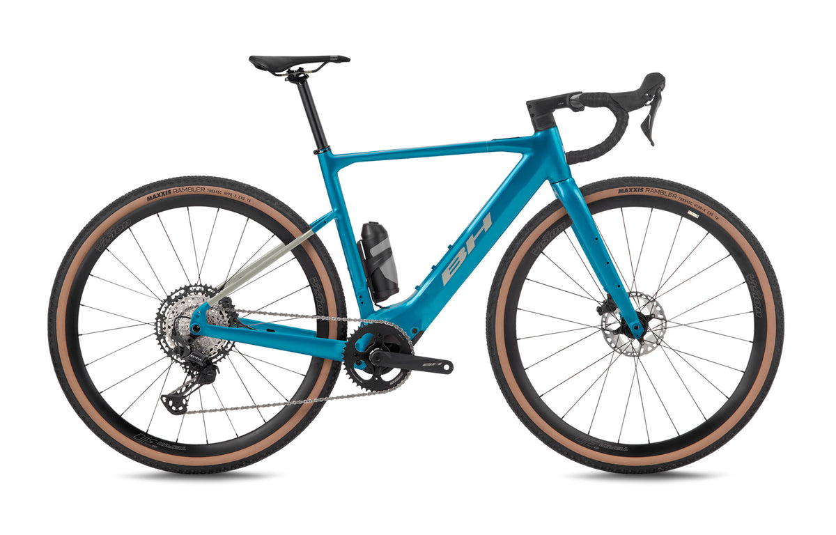 Gravel électrique BH iGRAVELX 2.2, coloris bleu foncé et cuivre