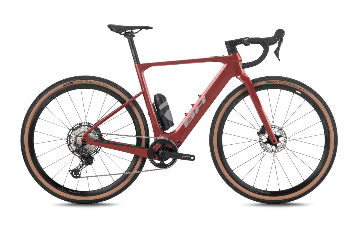 Gravel électrique BH iGRAVELX CARBON 2.7, coloris grenat et gris