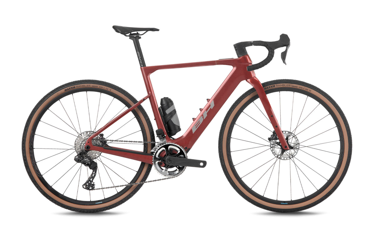 Gravel électrique BH iGRAVELX CARBON 2.9, coloris grenat et gris