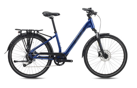 Vélo électrique urbain BH CORE STREET, coloris bleu foncé et anthracite
