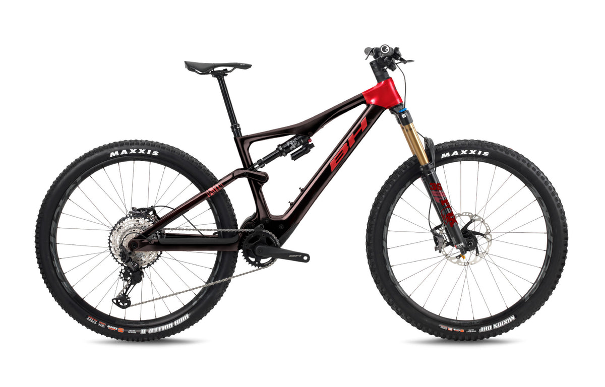 VTT électrique trail BH iLYNX TRAIL CARBON 8.8, coloris rouge foncé brillant