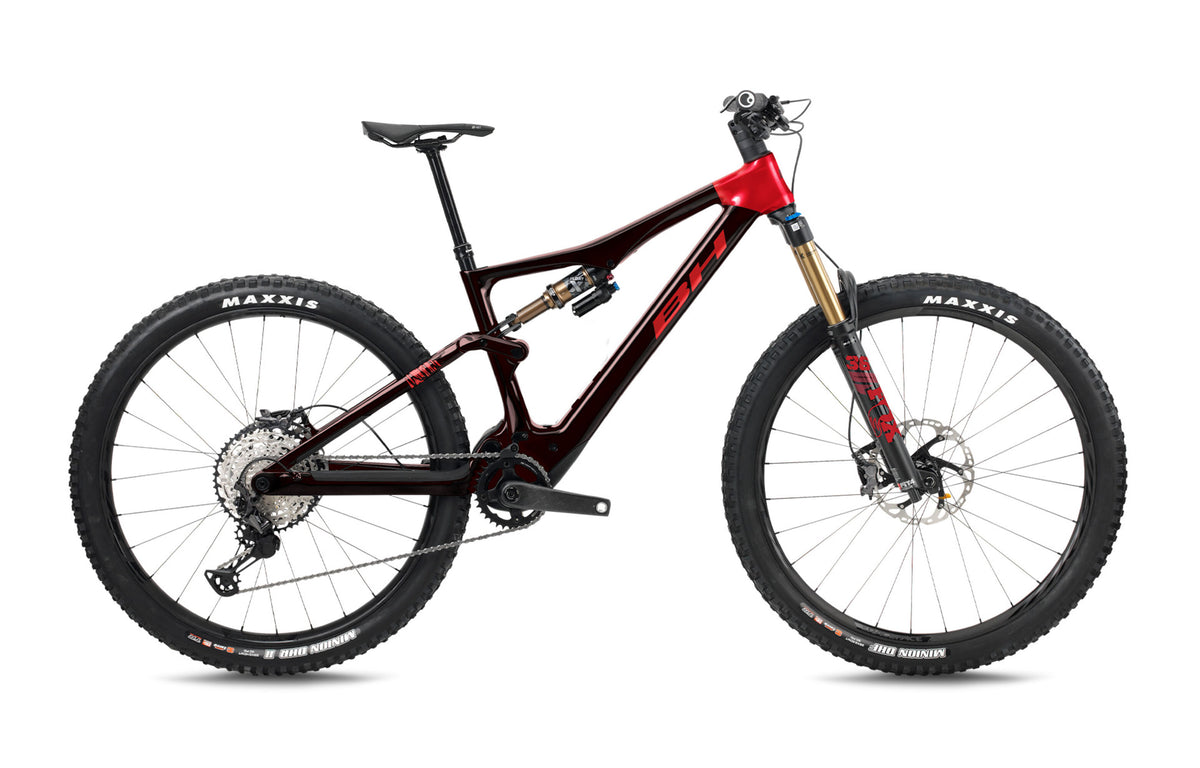 VTT électrique trail BH iLYNX TRAIL CARBON 8.9, coloris rouge foncé brillant
