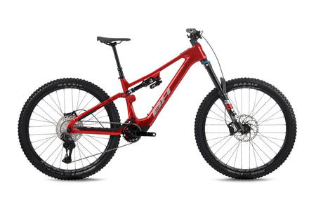 VTT électrique enduro BH iLYNX+ DL ENDURO CARBON 9.6, coloris rouge et gris clair