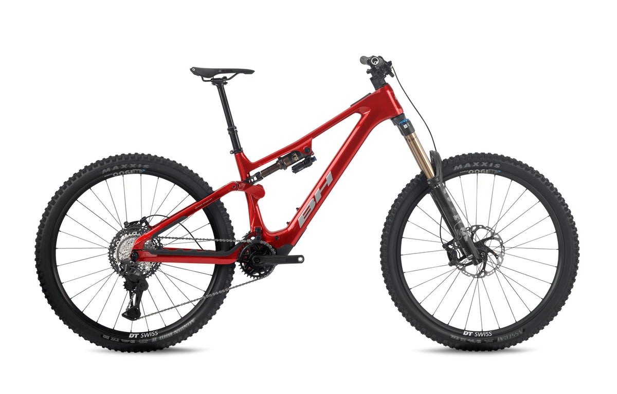 VTT électrique enduro BH iLYNX+ DL ENDURO CARBON 9.7, coloris rouge et gris clair