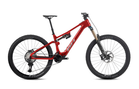 VTT électrique enduro BH iLYNX+ DL ENDURO CARBON 9.7, coloris rouge et gris clair