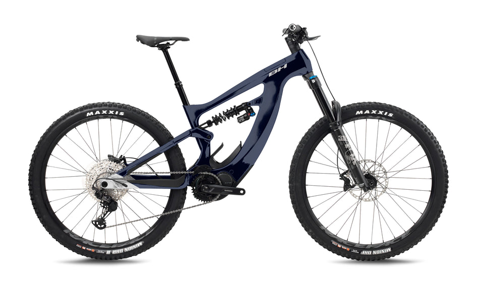 VTT électrique super enduro BH XTEP LYNX PRO 0.7, coloris bleu foncé et gris clair