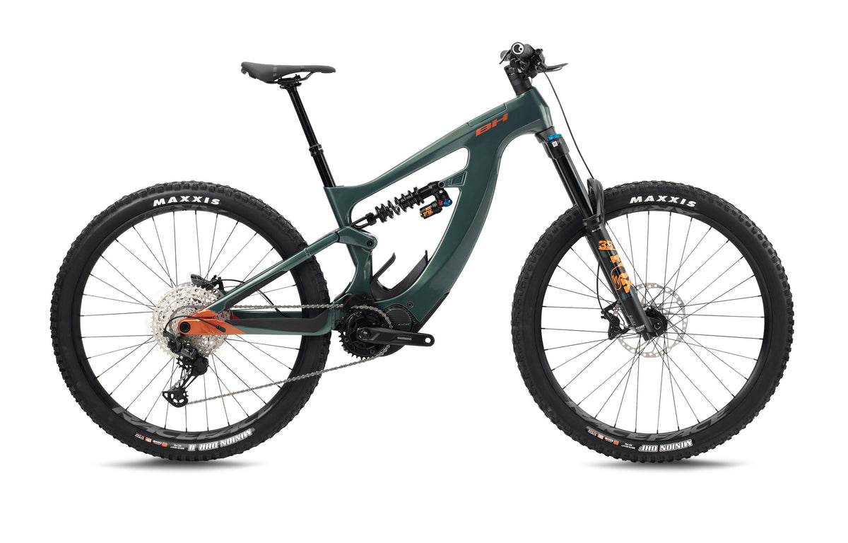 VTT électrique super enduro BH XTEP LYNX PRO 0.7, coloris vert foncé et rouille