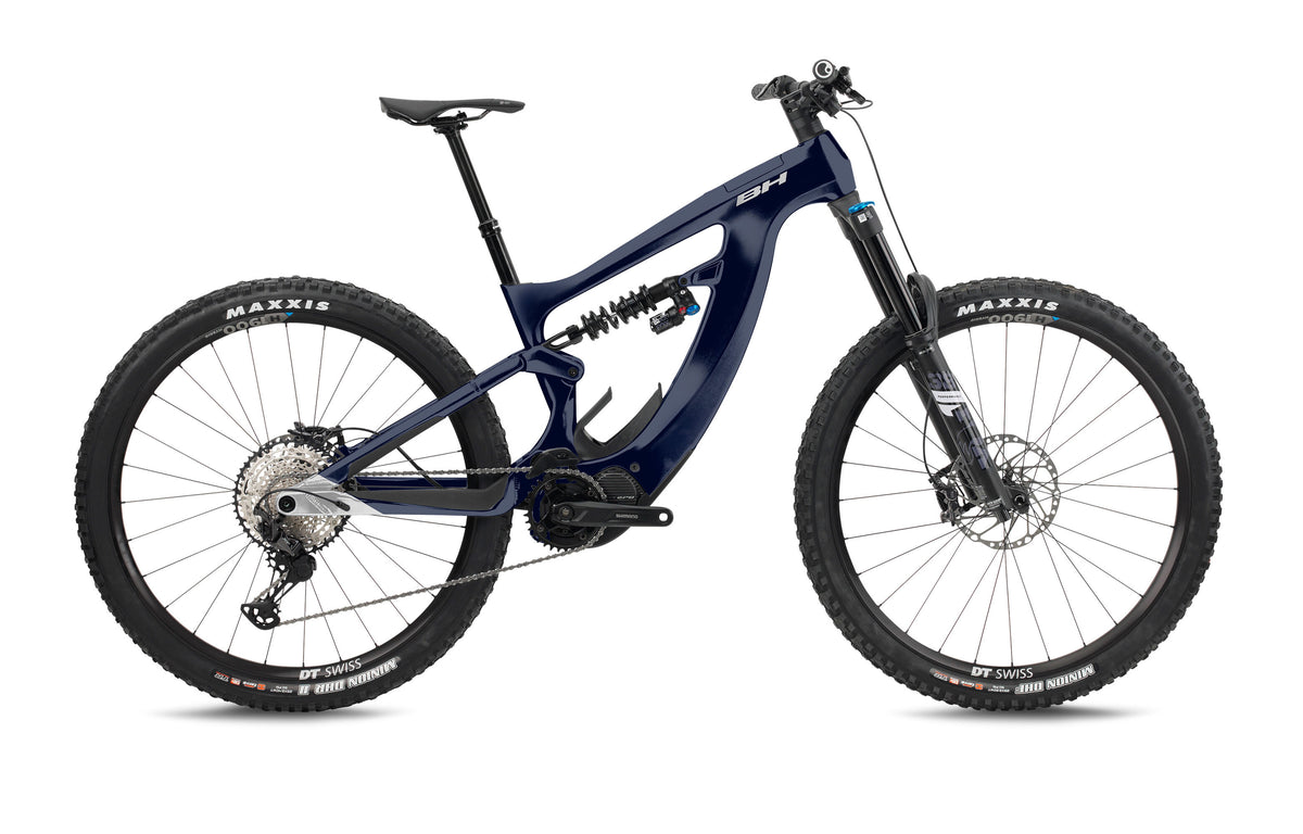 VTT électrique super enduro BH XTEP LYNX PRO 0.8, coloris bleu foncé et gris clair