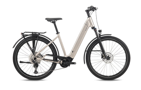 Vélo électrique urbain BH ATOM+ SL SUV PRO, coloris bleu gris pâle