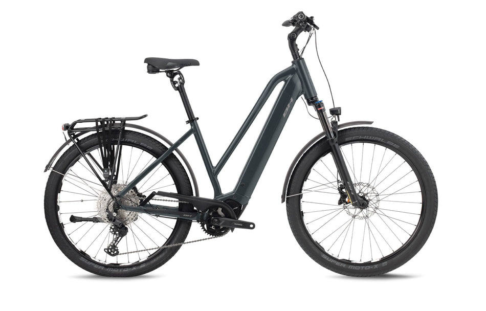 Vélo électrique urbain BH ATOM+ SL JET PRO, coloris gris