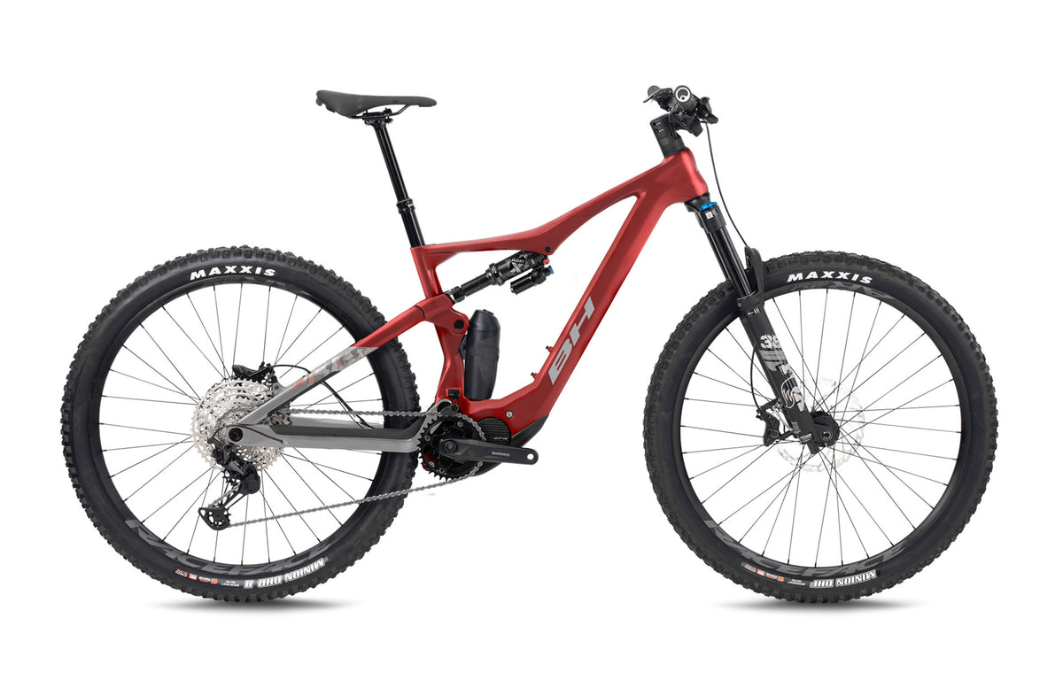 VTT électrique trail BH iLYNX+ SL TRAIL CARBON 8.6, coloris grenat et gris foncé