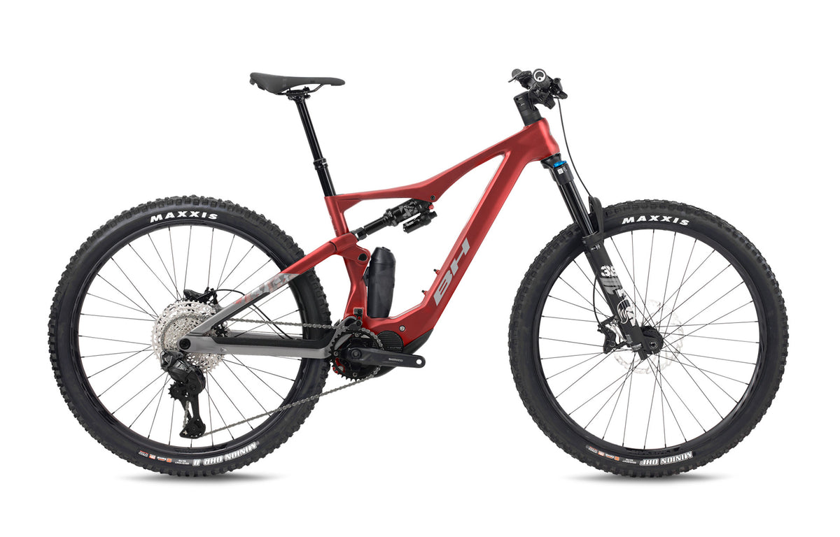 VTT électrique trail BH iLYNX+ SL TRAIL CARBON 8.7, coloris grenat et gris pâle