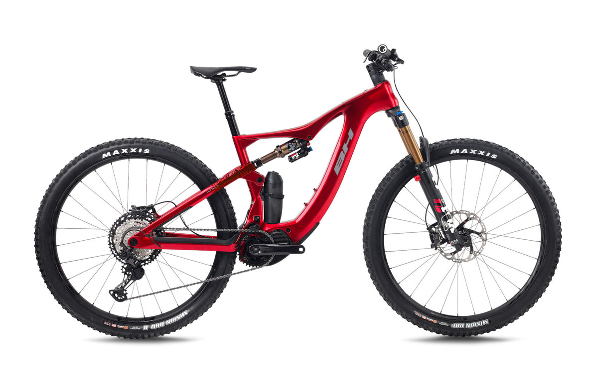 VTT électrique trail BH iLYNX+ TRAIL 8.9, coloris rouge et gris clair brillant