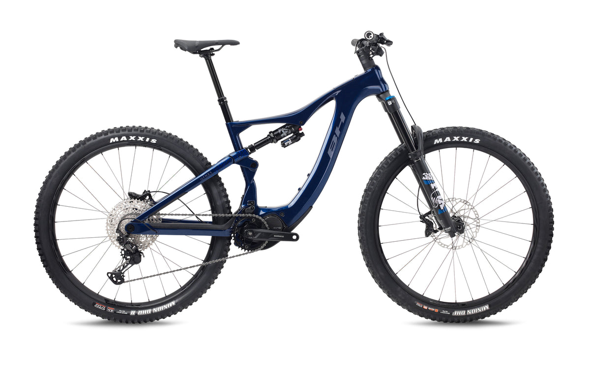VTT électrique enduro BH iLYNX+ ENDURO 9.7, coloris bleu cobalt et gris clair