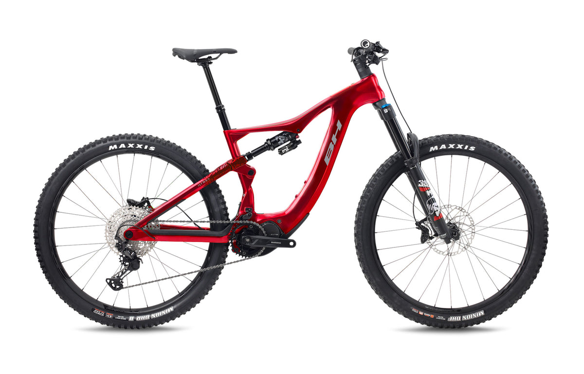 VTT électrique enduro BH iLYNX+ ENDURO 9.7, coloris rouge et gris clair brillant