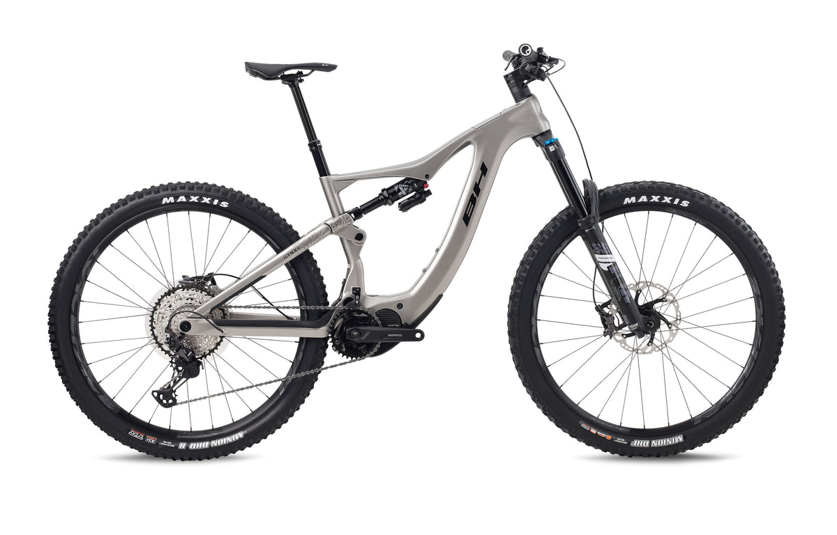VTT électrique enduro BH iLYNX+ ENDURO 9.8, coloris gris clair et carbone