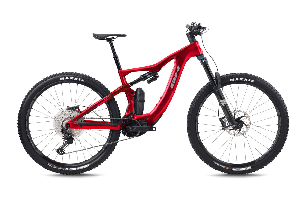 VTT électrique enduro BH iLYNX+ ENDURO 9.8, coloris rouge et gris clair brillant