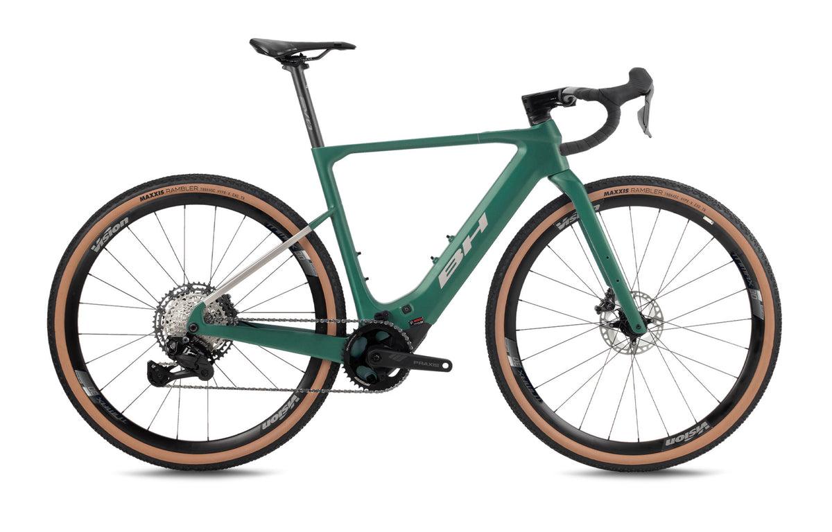 Gravel électrique BH iGRAVELX NX CARBON 2.9, coloris vert pin et cuivre