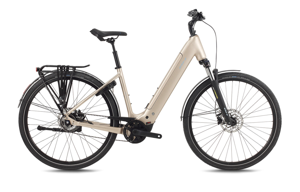 Vélo électrique urbain BH ATOM+ NX DIAMOND WAVE, coloris bleu gris pâle