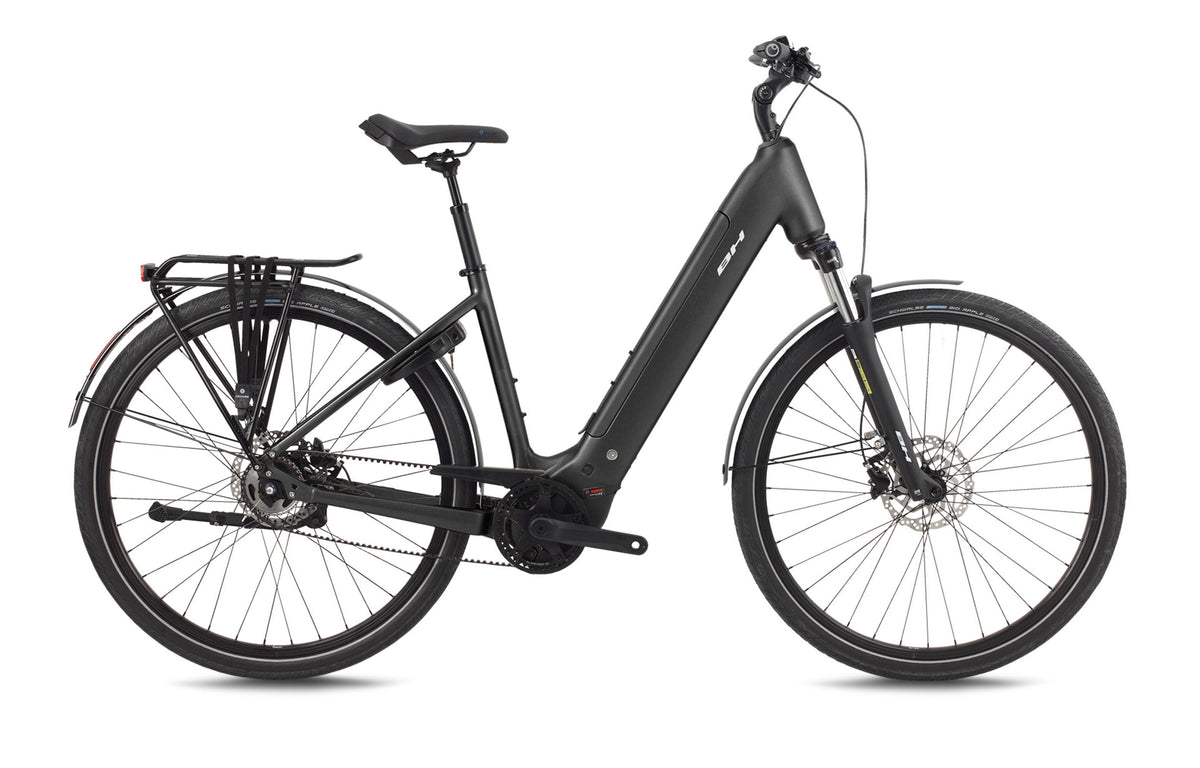 Vélo électrique urbain BH ATOM+ NX DIAMOND WAVE, coloris gris anthracite