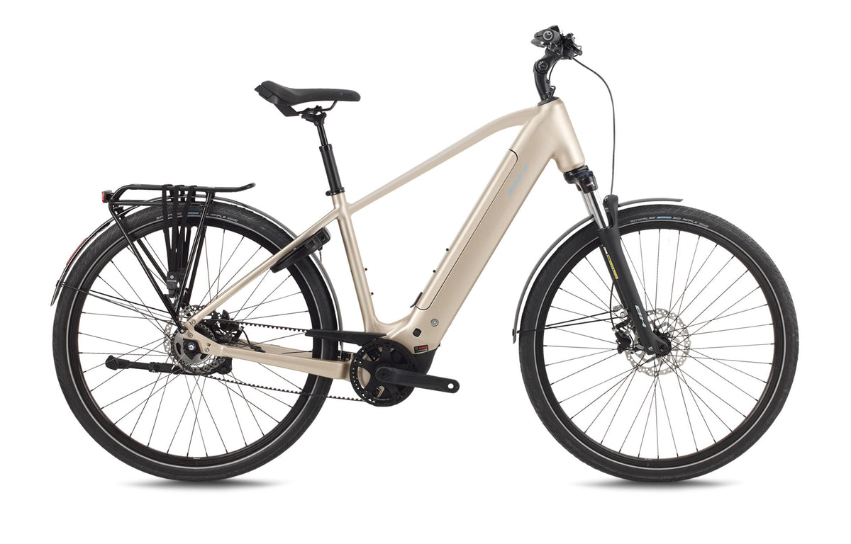 Vélo électrique urbain BH ATOM+ NX DIAMOND, coloris bleu gris pâle