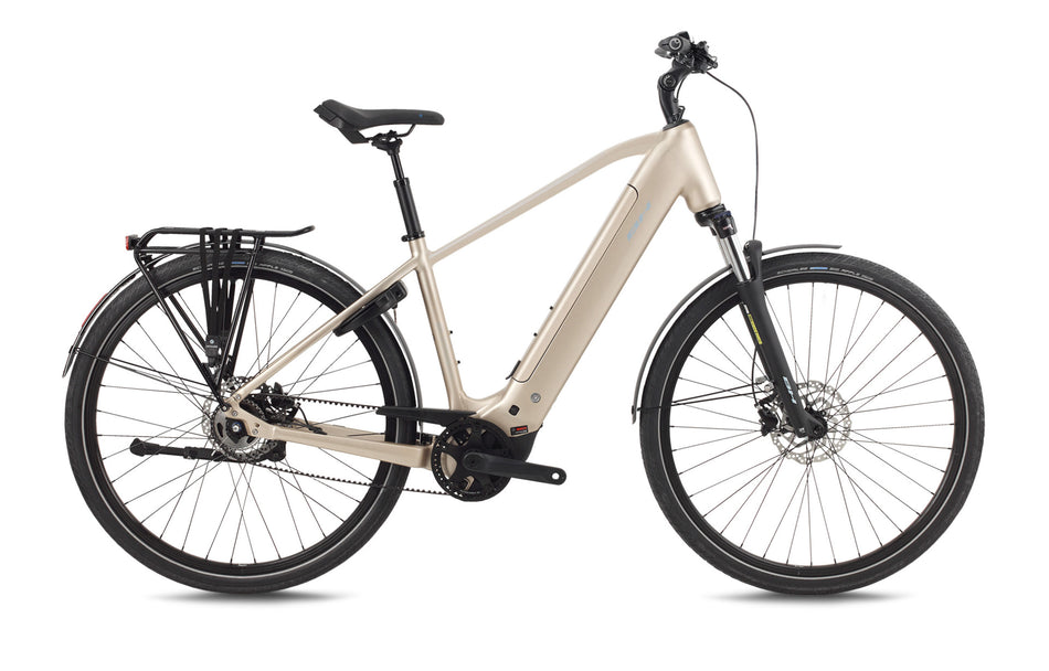 Vélo électrique urbain BH ATOM+ NX DIAMOND, coloris bleu gris pâle