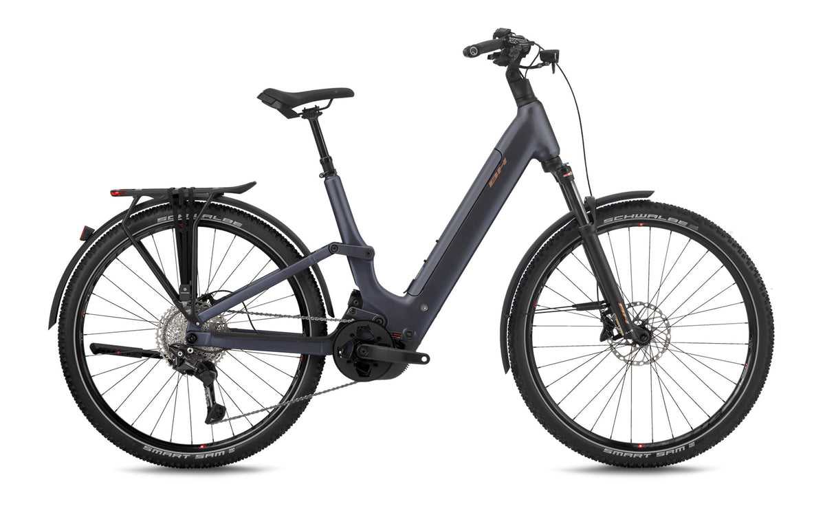 VAE tout-chemin BH ATOM+ NX SUV WAVE, coloris gris clair anthracite