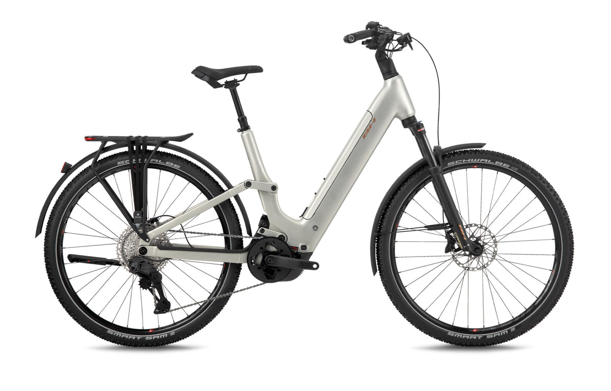 VTC électrique BH ATOM+ NX SUV WAVE PRO, coloris gris pâle oxydé