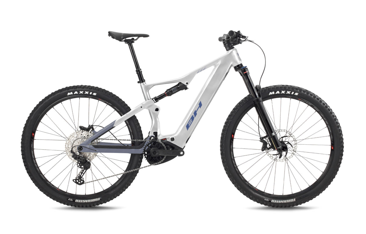 VTT électrique trail BH iLYNX+ NX TRAIL 7.9, coloris gris clair et cobalt